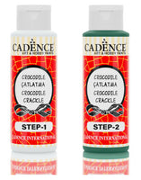 Colored Crocodile Crackle Paint- Green - 1001 - 70 ML