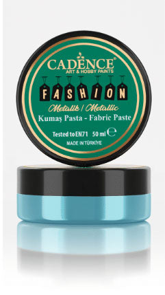 Fashion Fabric Paste Metallic - 50 ML - Aqua - FMP-09