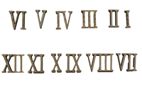 Latin Numbers for Clock  أرقام لاتيني للساعة