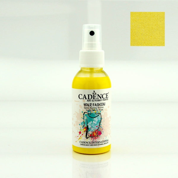 Your Fashion Spray Fabric Paints - Lemon Yellow - 1101 - 100 ML