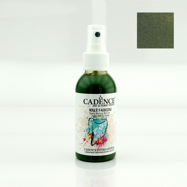 Your Fashion Spray Fabric Paints -Leaf green - 100 ML