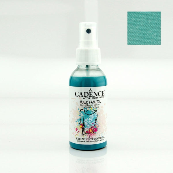Your Fashion Spray Fabric Paints - Turquoise- 100 ML