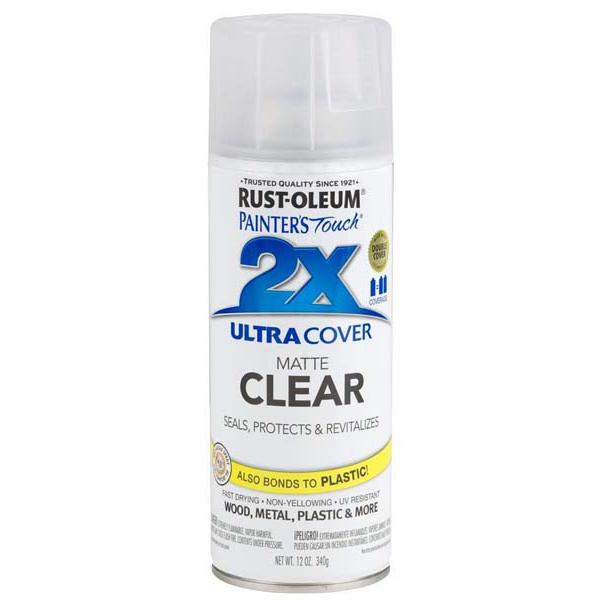 Rust-Oleum Painter's Touch 12 Ounce Clear Spray Paint Matt Spray