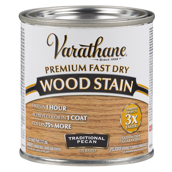 Varathane Premium Fast Dry Wood Stain Traditional Pecan 236ml