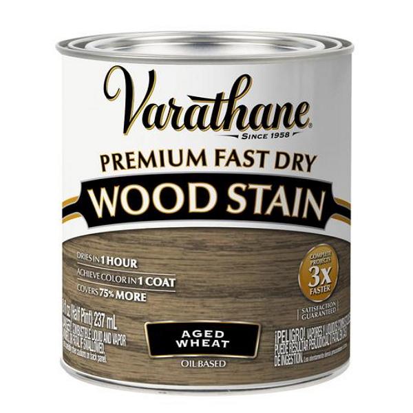 Varathane Premium Fast Dry Wood Stain Aged Wheat 236ml