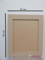 برواز مستطيل كبير ساده بخلفيه MDF