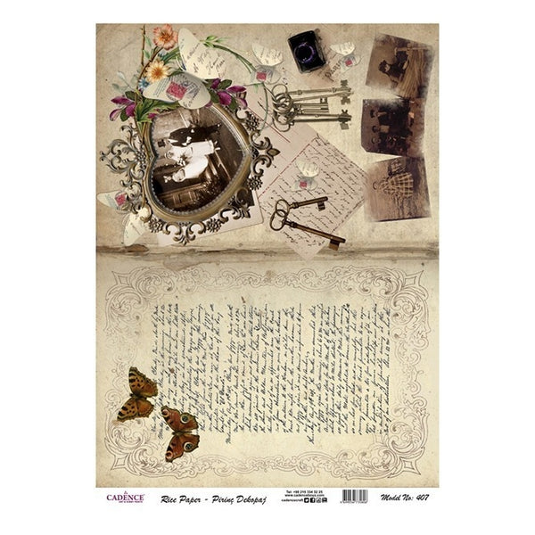RICE PAPER A4 CODE : 407