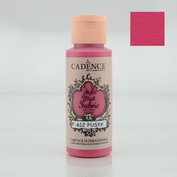 Style Matt Fabric Paint- fushia - 70Ml