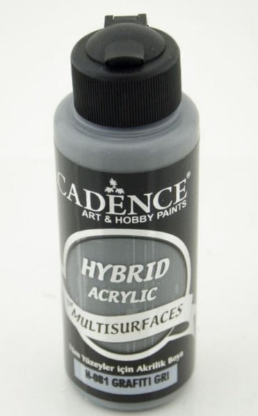 Hybrid Acrylic Paint - Graffiti Gray  - 120 ML