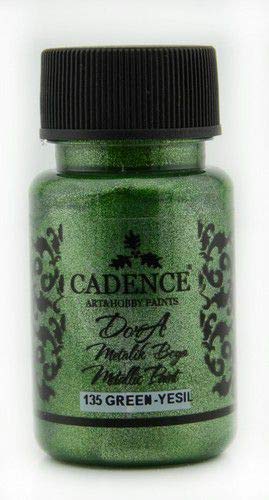 Dora Metallic Paint - Green- Code 135 - 50 ML