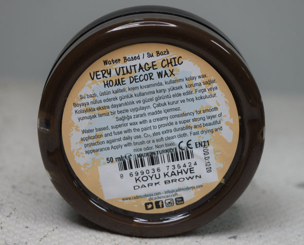Very Vintage Home Decor Wax - Dark Brown - 50 ML