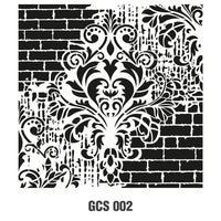 Grunch Wall Stencil Collection |GCS002|45*45cm