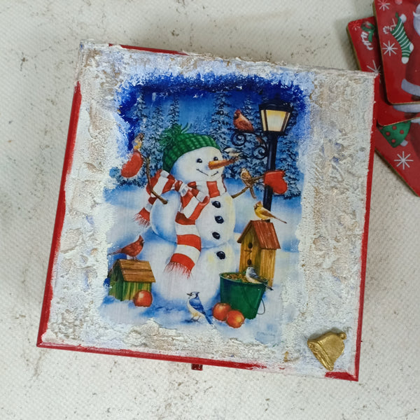 Snow Man Box | Xmas Accessories