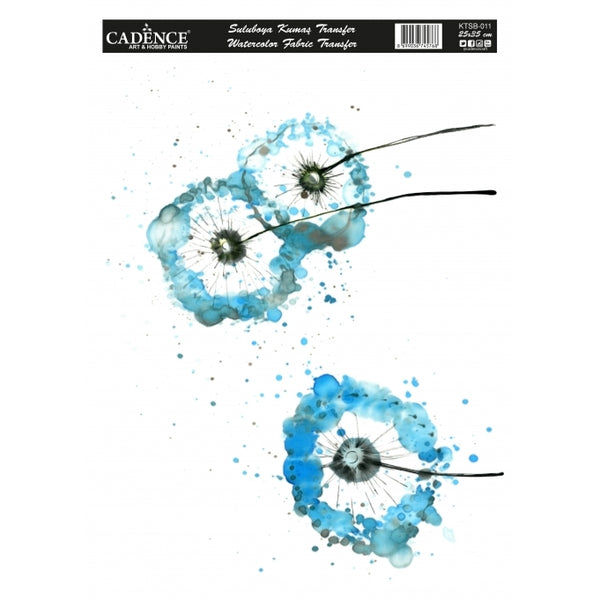 Watercolor Fabric Transfer - KTSB 011