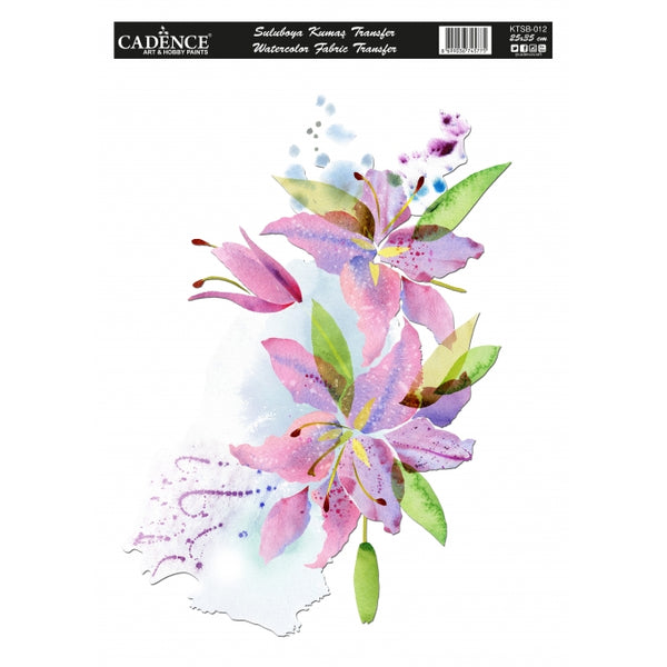 Watercolor Fabric Transfer - KTSB 012