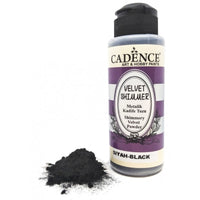 Velvet Shimmer  Powder - Black- 120 ML