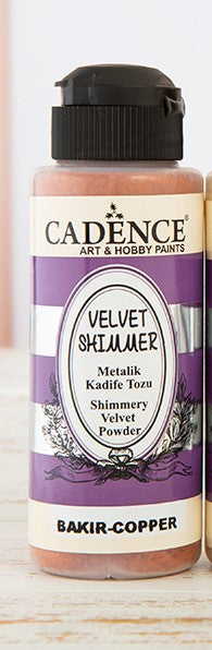 Velvet Shimmer  Powder - Copper- 120 ML