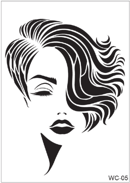 Women Collection Stencil -  WC-05