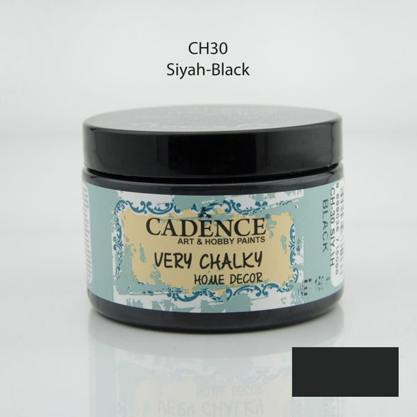 VERY CHALKY HOME DECOR - Black - CH30 - 150 ML