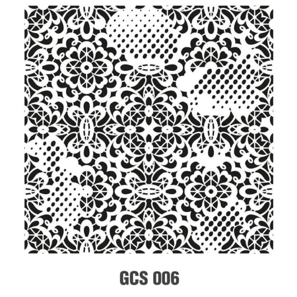 Grunch Wall Stencil Collection |GCS006|25*25cm