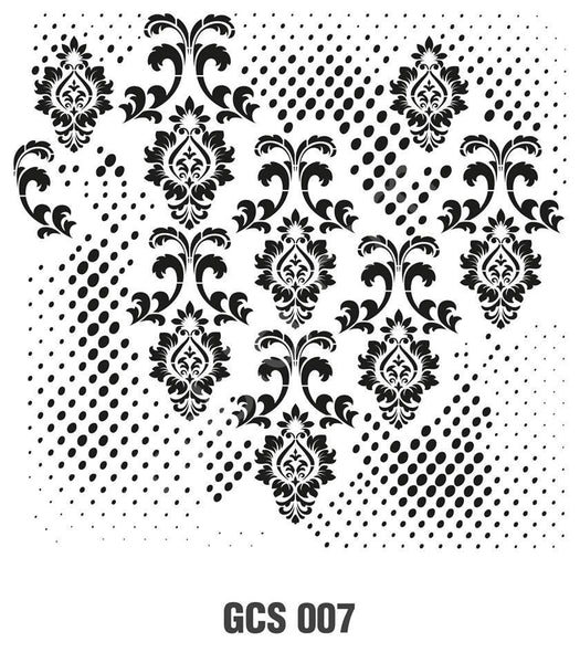 Grunge Stencil Collection - 45*45cm GCS-007