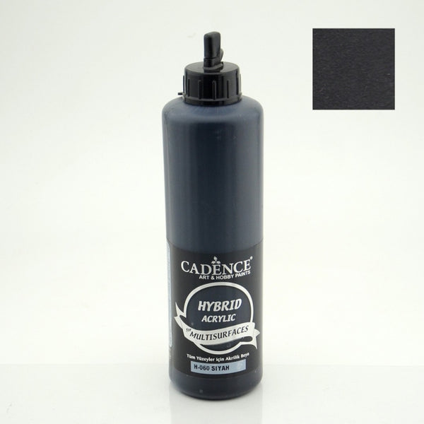 Hybrid Acrylic Paint - Black - 500 ML