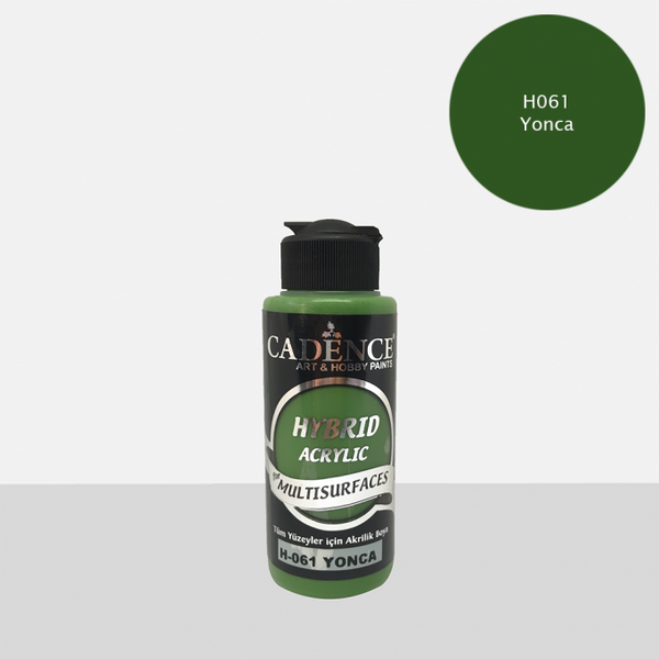Hybrid Acrylic Paint - Clover Green - 120 ML - H 61