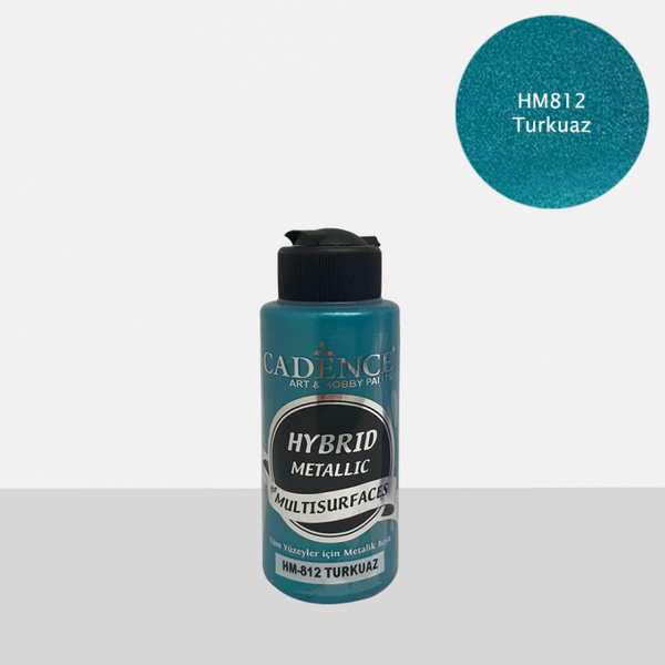 Hybrid Metallic Paint - TURQUOISE - HM-812 - 70 ML