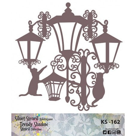 TRENDY SHADOW Stencil - KS-162