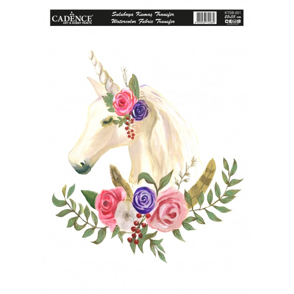 Watercolor Fabric Transfer - KTSB 001
