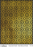 Metal Leaf Fabric Transfer - KV Gold