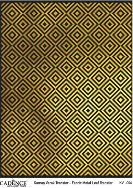 Metal Leaf Fabric Transfer - KV Gold