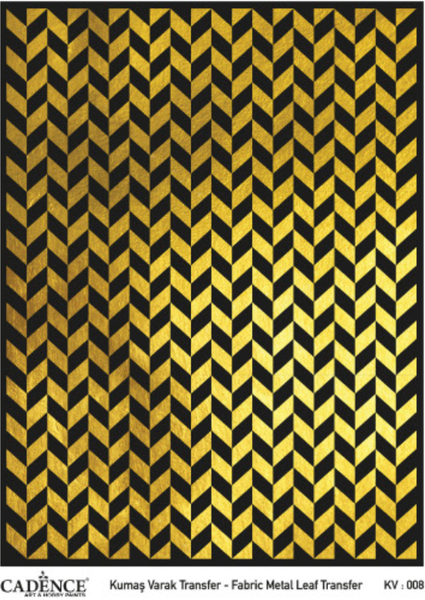 Metal Leaf Fabric Transfer - KV Gold