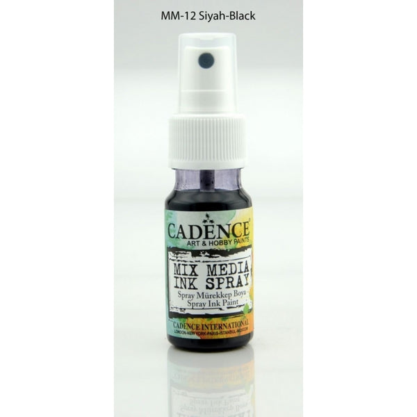 Mix Media Ink Spray Paint - Black- 25 ML