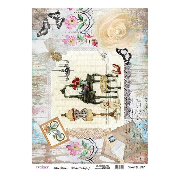 Rice Paper - A4  CODE : 398