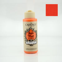 Style Matt Acrylic Paint -Captive Orange - 120 ML