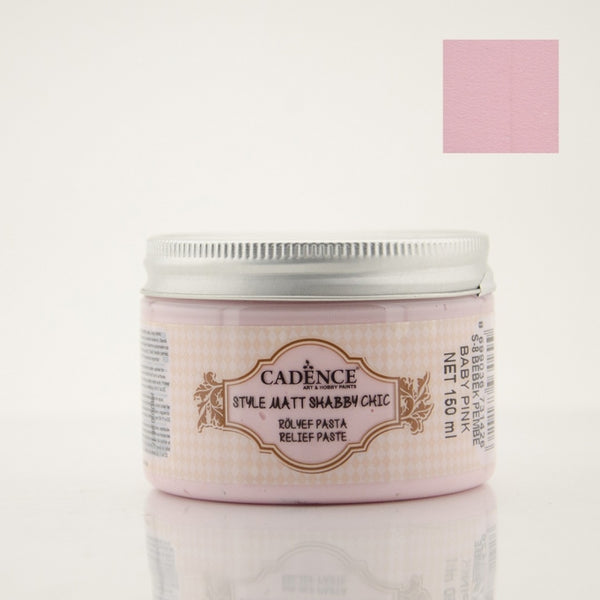 Style Matt Shabby Chic Paste -Baby Pink - 150 ML