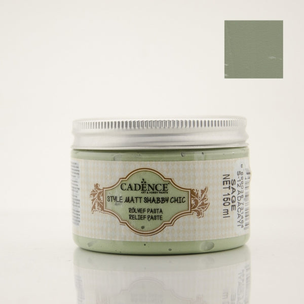 Style Matt Shabby Chic Paste -Sage - 150 ML