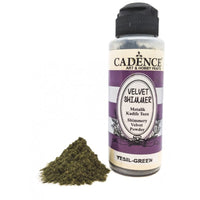Velvet Shimmer  Powder - Green- 120 ML